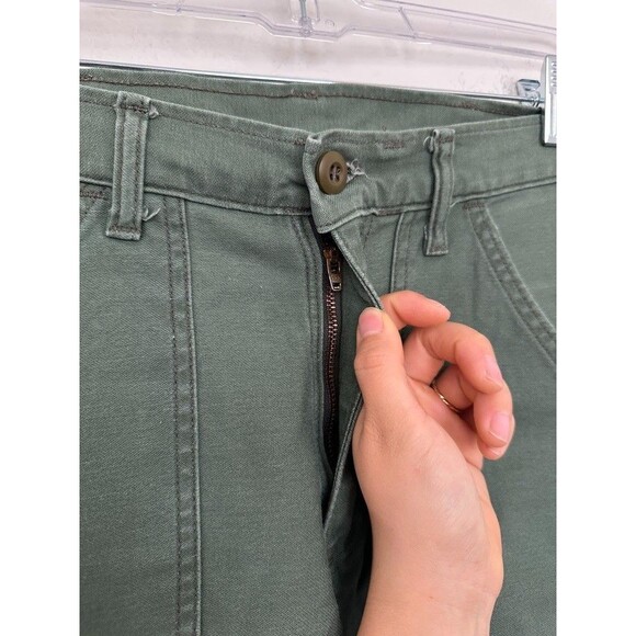 Stan Ray Vintage Fatigue Army Green Pants Tapered Leg Cotton Mens 28x32 Waist 28 - Picture 5 of 11